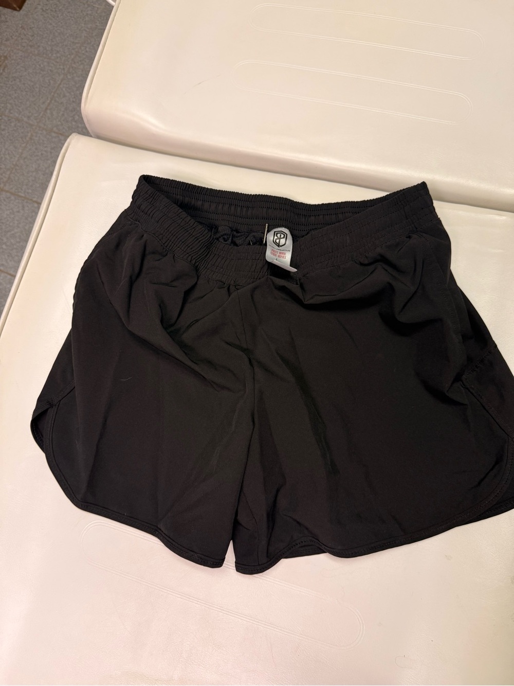 Born Primitive Women's Black Athletic Shorts with Elastic Waist